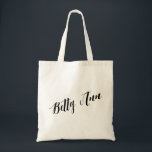 Tela Bolso de tote personalizado de la escritura Betty<br><div class="desc">Bolso de tote personalizado de la escritura Betty Ana</div>