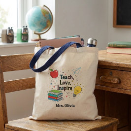 Tela Bolso de trabajo personalizado para maestros hecho