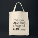 Tela Bolso de ultramarinos de ALDI<br><div class="desc">Éste es mi bolso de ALDI que lo olvido tiempo de ALDI</div>
