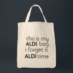 Tela Bolso de ultramarinos de ALDI<br><div class="desc">Éste es mi bolso de ALDI que lo olvido tiempo de ALDI</div>