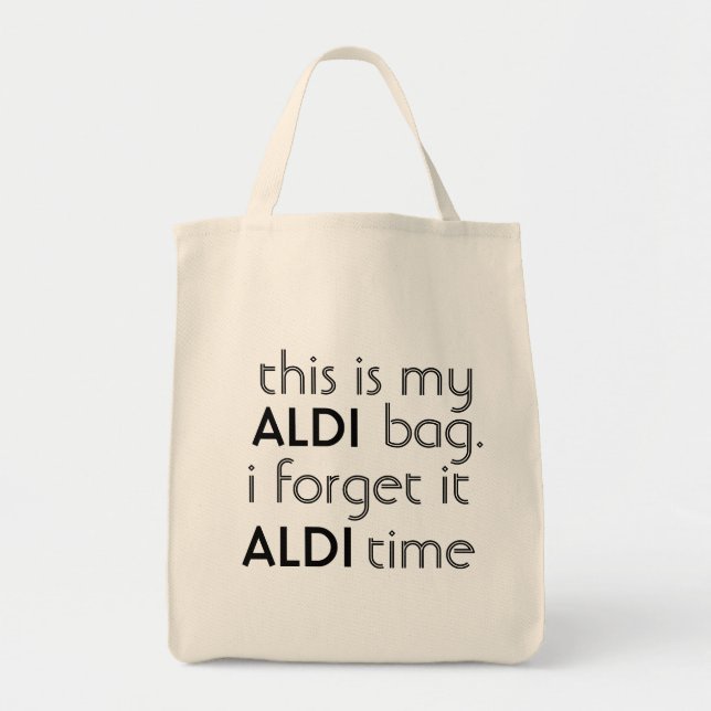 Tela Bolso de ultramarinos de ALDI (Frente)