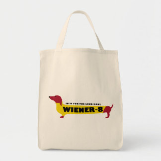 Tela Bolso de ultramarinos de la salchicha de Frankfurt