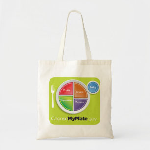 Tela Bolso de ultramarinos de MyPlate - verde