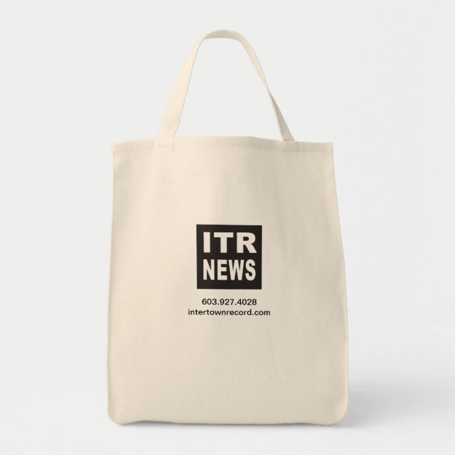 Tela Bolso de ultramarinos de registro de InterTown (Frente)