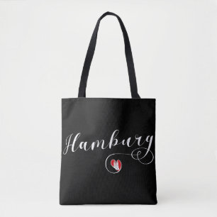 Tela Bolso de ultramarinos del corazón de Hamburgo,
