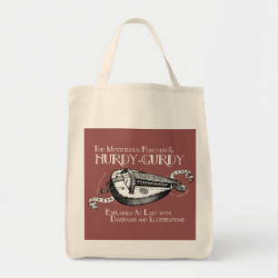 Tela Bolso de ultramarinos oscuro del Hurdy-Gurdy