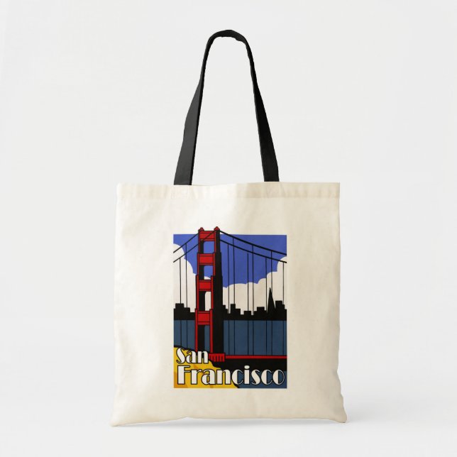 Tela Bolso de ultramarinos reutilizable de la puerta de (Frente)