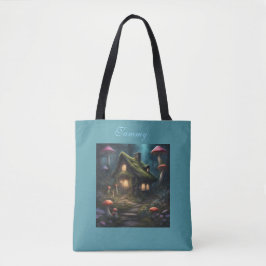 Tela Bolso de verano de cabaña del bosque de hongos
