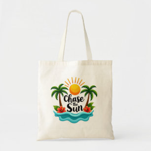 Tela Bolso de verano tropical 'Persigue el Sol'