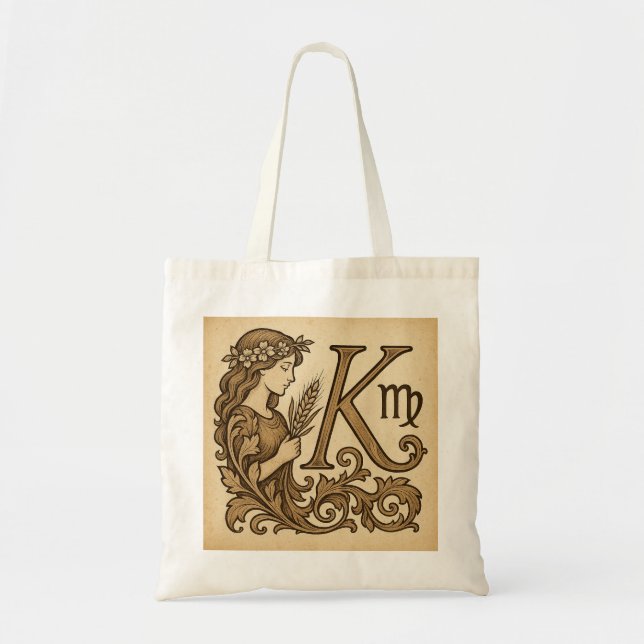Tela bolso de Zodiaco virgo (K) (Frente)