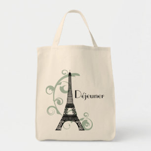 Tela Bolso del almuerzo de la torre Eiffel