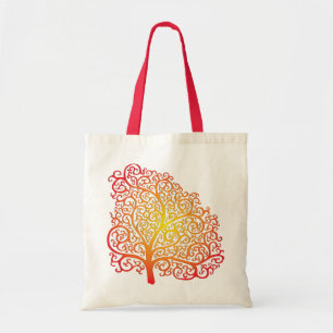 Tela Bolso del árbol de CurliQ de la llama