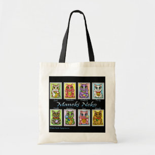 Tela Bolso del arte del gato de la fantasía de los
