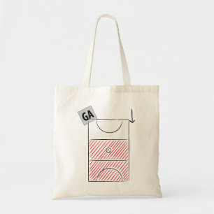 Tela Bolso del ataque de la meta del Netball