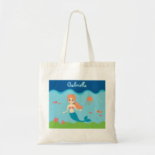 Tela Bolso del chica de la sirena