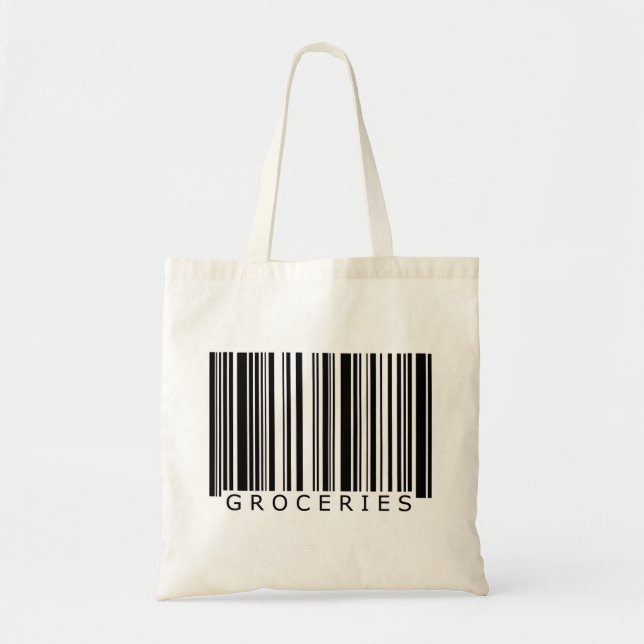 Tela Bolso del código de barras de los ultramarinos (Frente)
