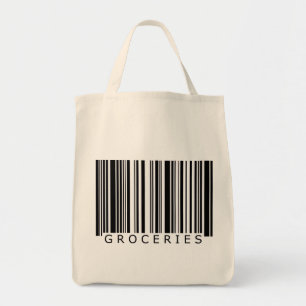 Tela Bolso del código de barras de los ultramarinos