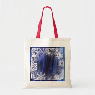 Tela Bolso del copo de nieve del navidad
