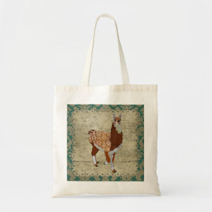 Tela Bolso del damasco de la llama