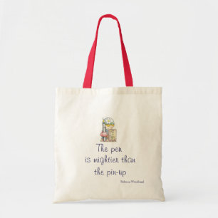 Tela Bolso del empollón de la palabra
