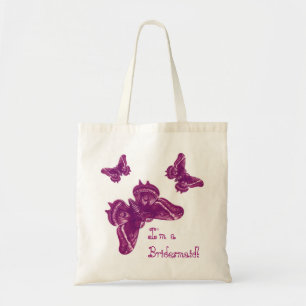 Tela Bolso del favor de la boda de la dama de honor -