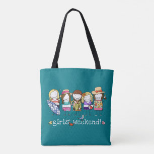 Tela Bolso del fin de semana del chica