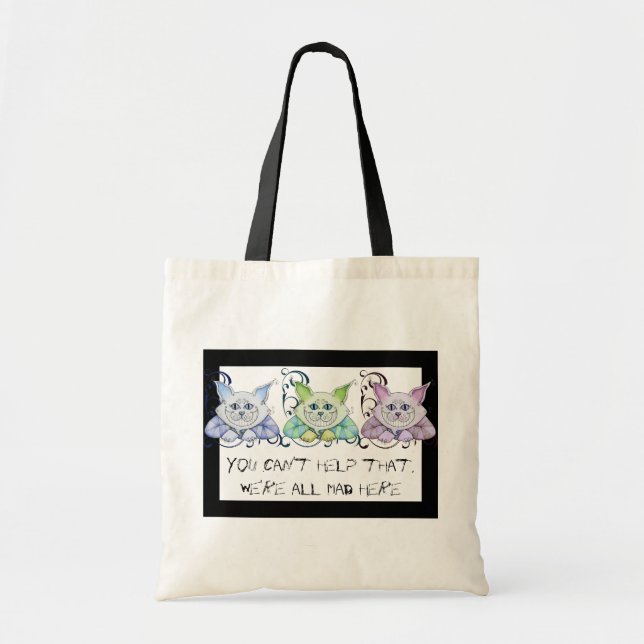 Tela Bolso del gato de Cheshire (Frente)