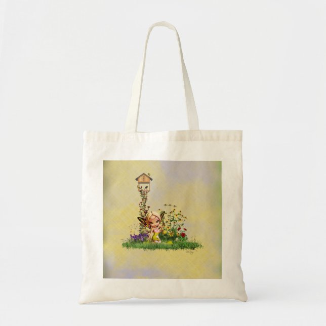 Tela Bolso del "jardín de hadas" (Frente)