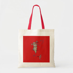 Tela Bolso del mapa de Bahrein