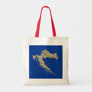 Tela Bolso del mapa de Croacia