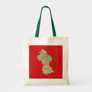 Tela Bolso del mapa de Guyana
