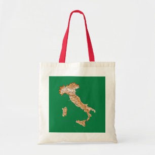 Tela Bolso del mapa de Italia