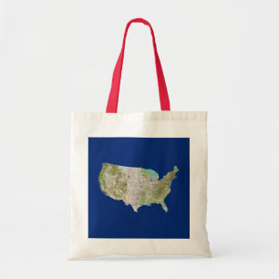 Tela Bolso del mapa de los E.E.U.U.