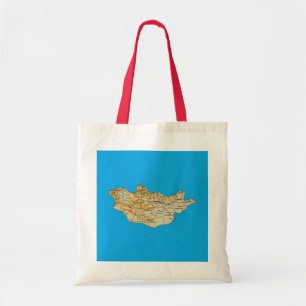 Tela Bolso del mapa de Mongolia