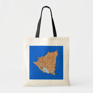 Tela Bolso del mapa de Nicaragua
