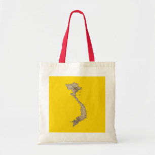 Tela Bolso del mapa de Vietnam