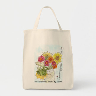Tela Bolso del mercado fresco de la granja