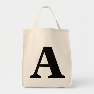 Tela Bolso del monograma de "A"