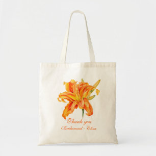 Tela Bolso del nombre de la dama de honor del boda de