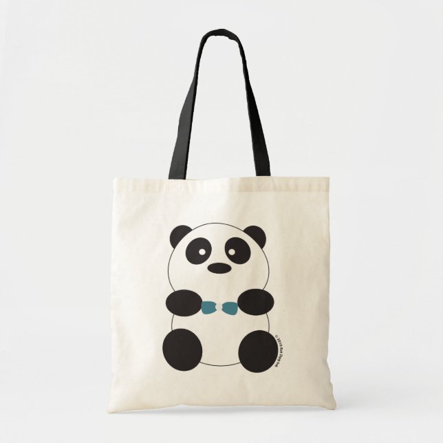 Tela Bolso del oso de panda (Frente)