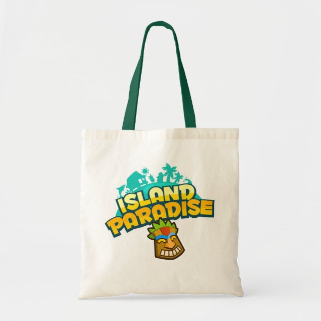 Tela Bolso del paraíso de la isla (Frente)