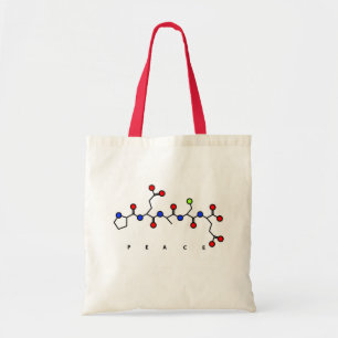 Tela bolso del péptido de la paz