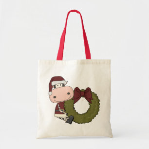 Tela Bolso del regalo de la vaca de la guirnalda del