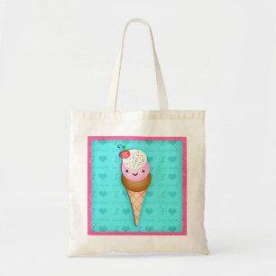 Tela Bolso del regalo del cono de helado de Kawaii