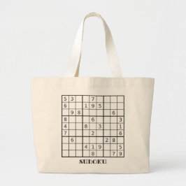 TELA BOLSO DEL ROMPECABEZAS DE SUDOKU