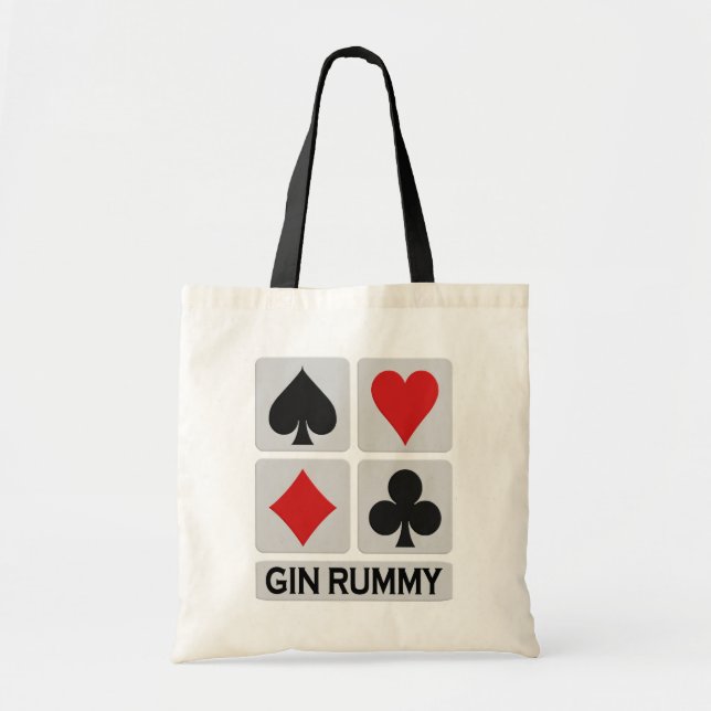 Tela Bolso del Rummy de ginebra - elija el estilo y el (Frente)