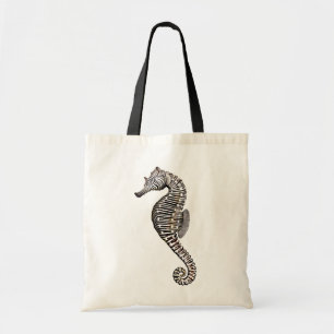 Tela Bolso del Seahorse de la cebra del arrecife de