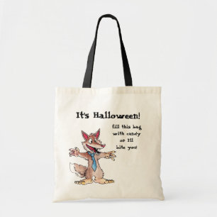 Tela Bolso del truco o de la invitación del hombre lob