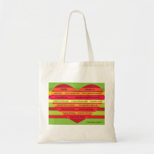 Tela Bolso del verso de la biblia