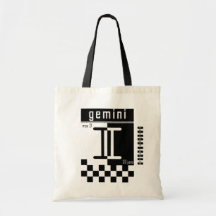 Tela Bolso del zodiaco del Dos-Tono de los géminis